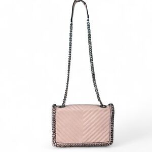 ALDO Greenwald Blush Pink & Chrome CrossBody Bag!
